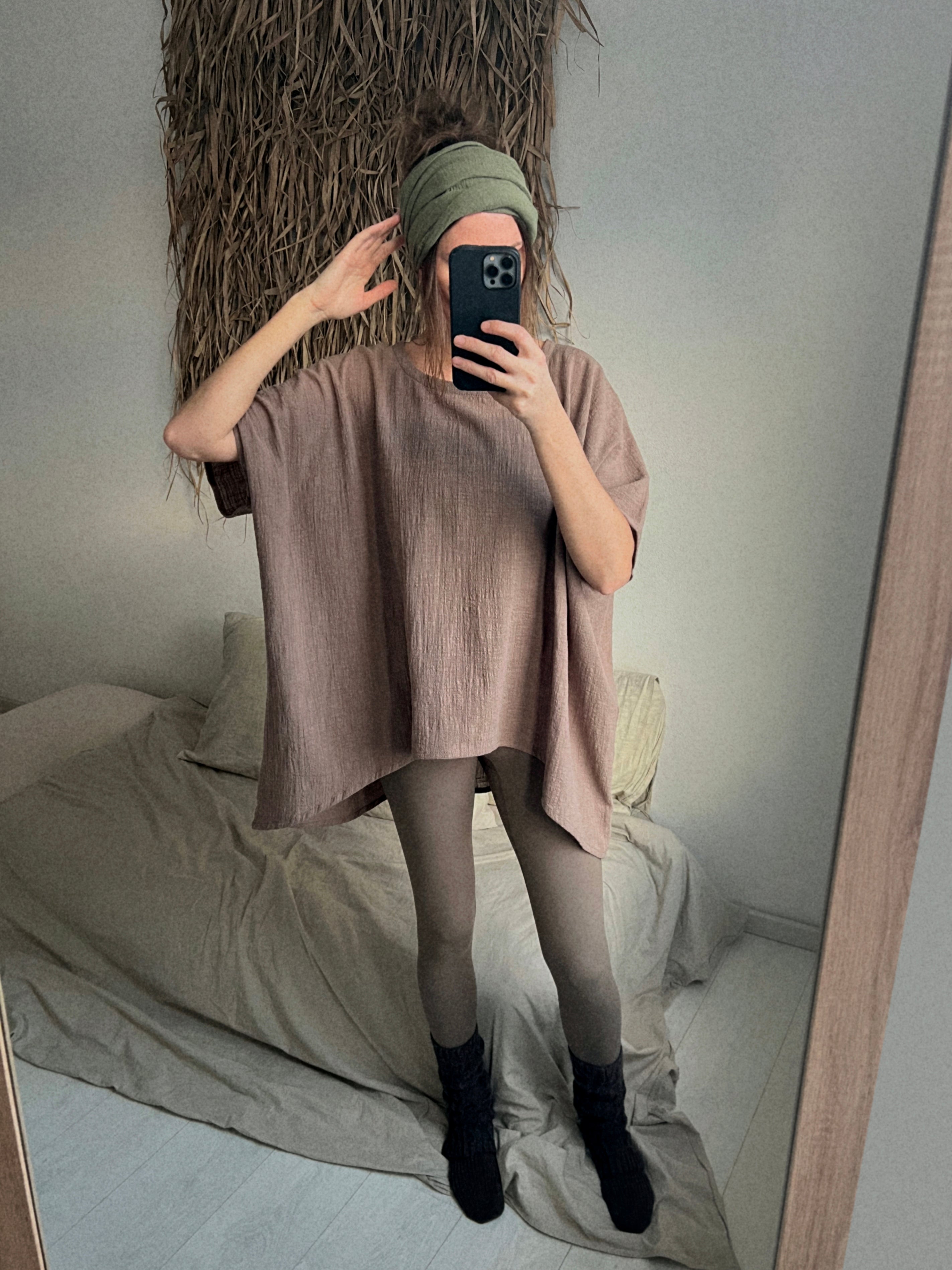 AYA tunika - hnnedá