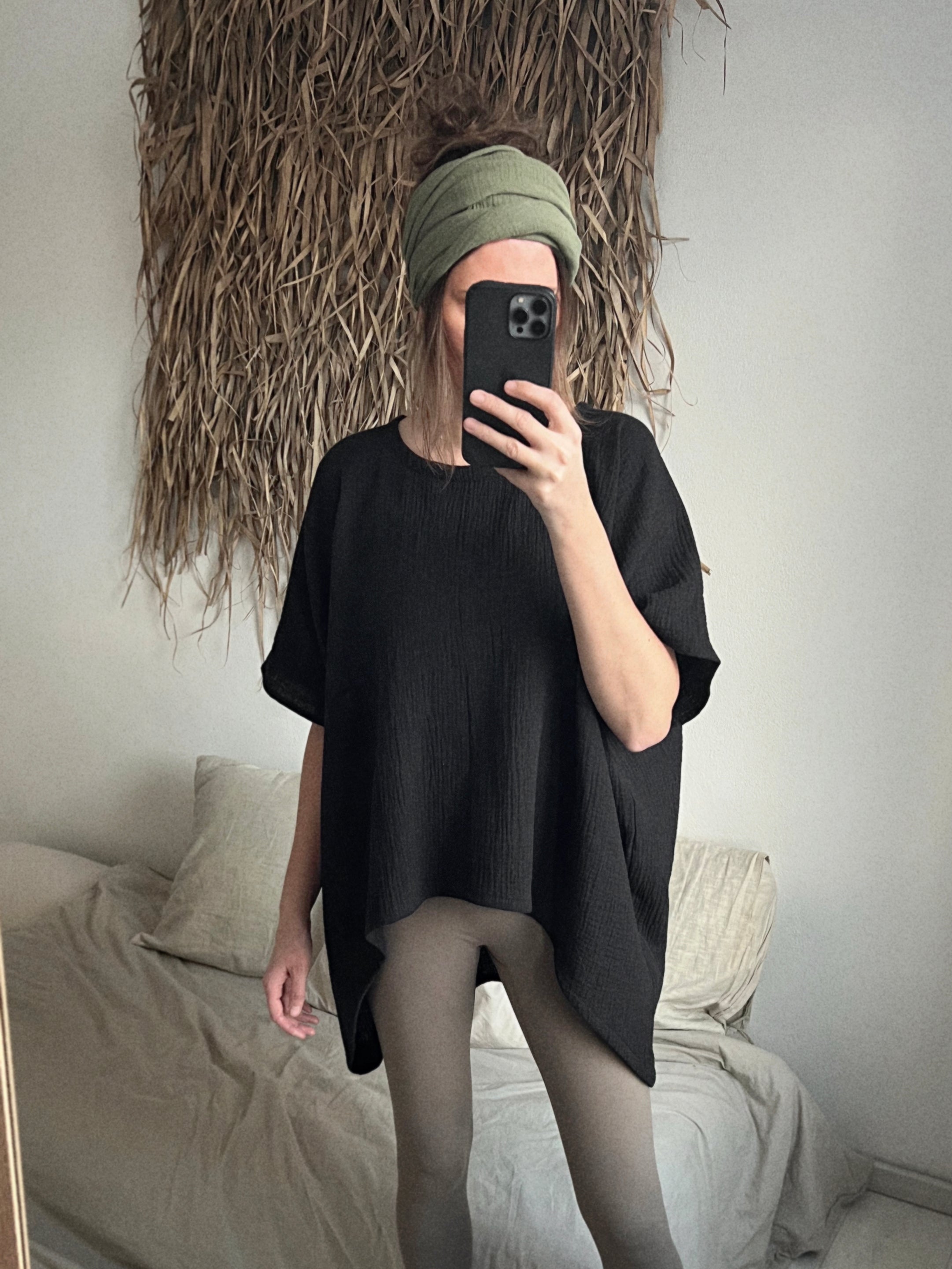 AYA tunika - čierna