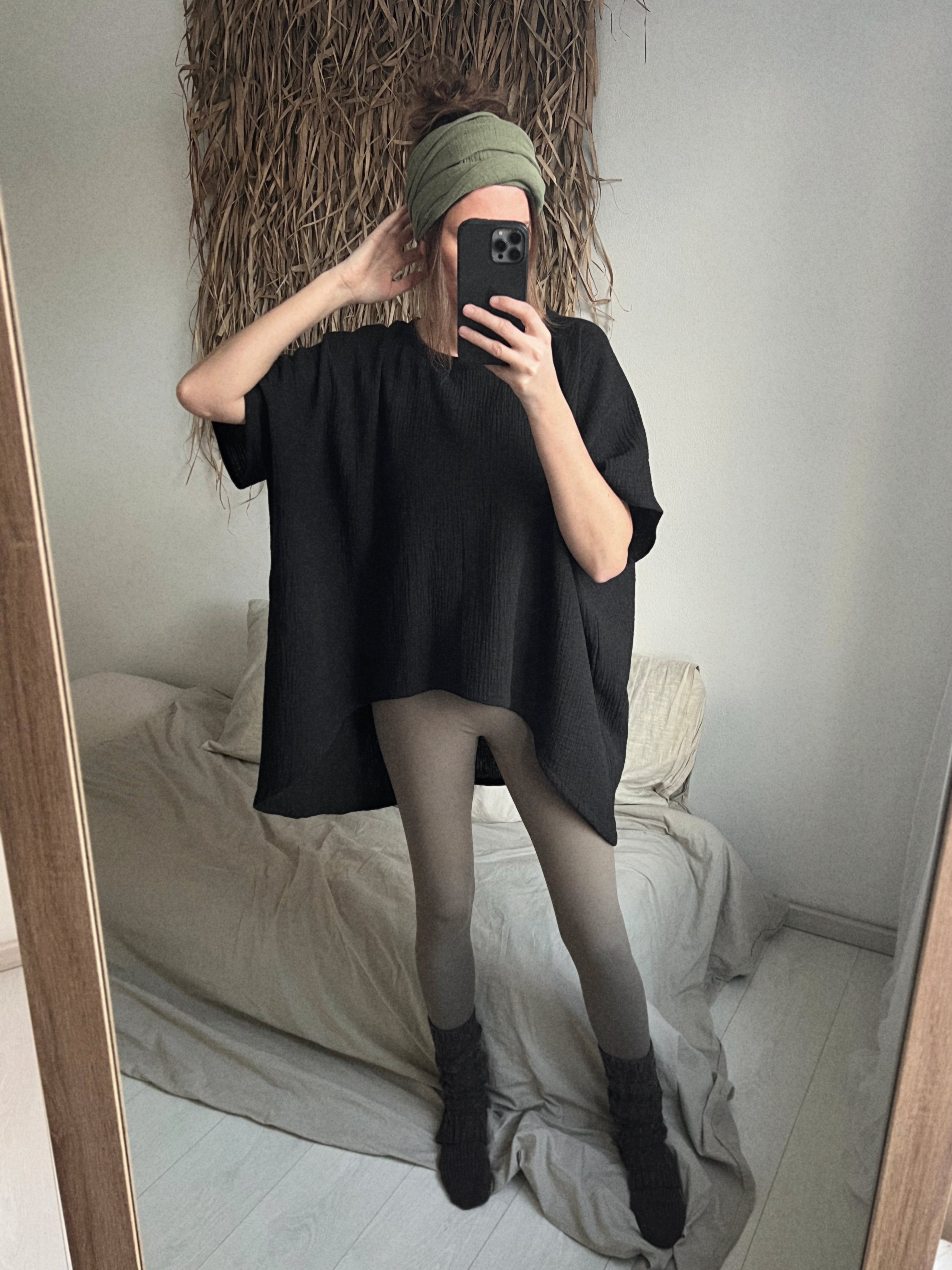 AYA tunika - čierna