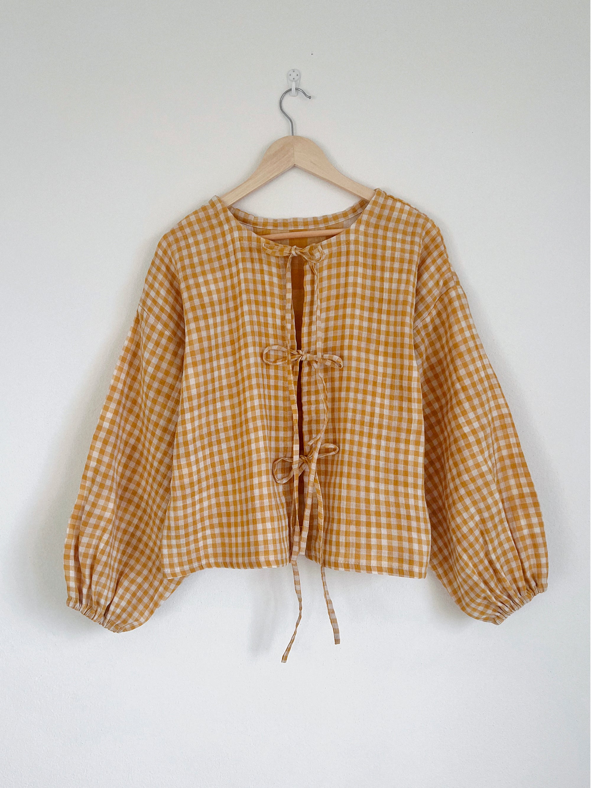 AMBER top s viazaním - ružový